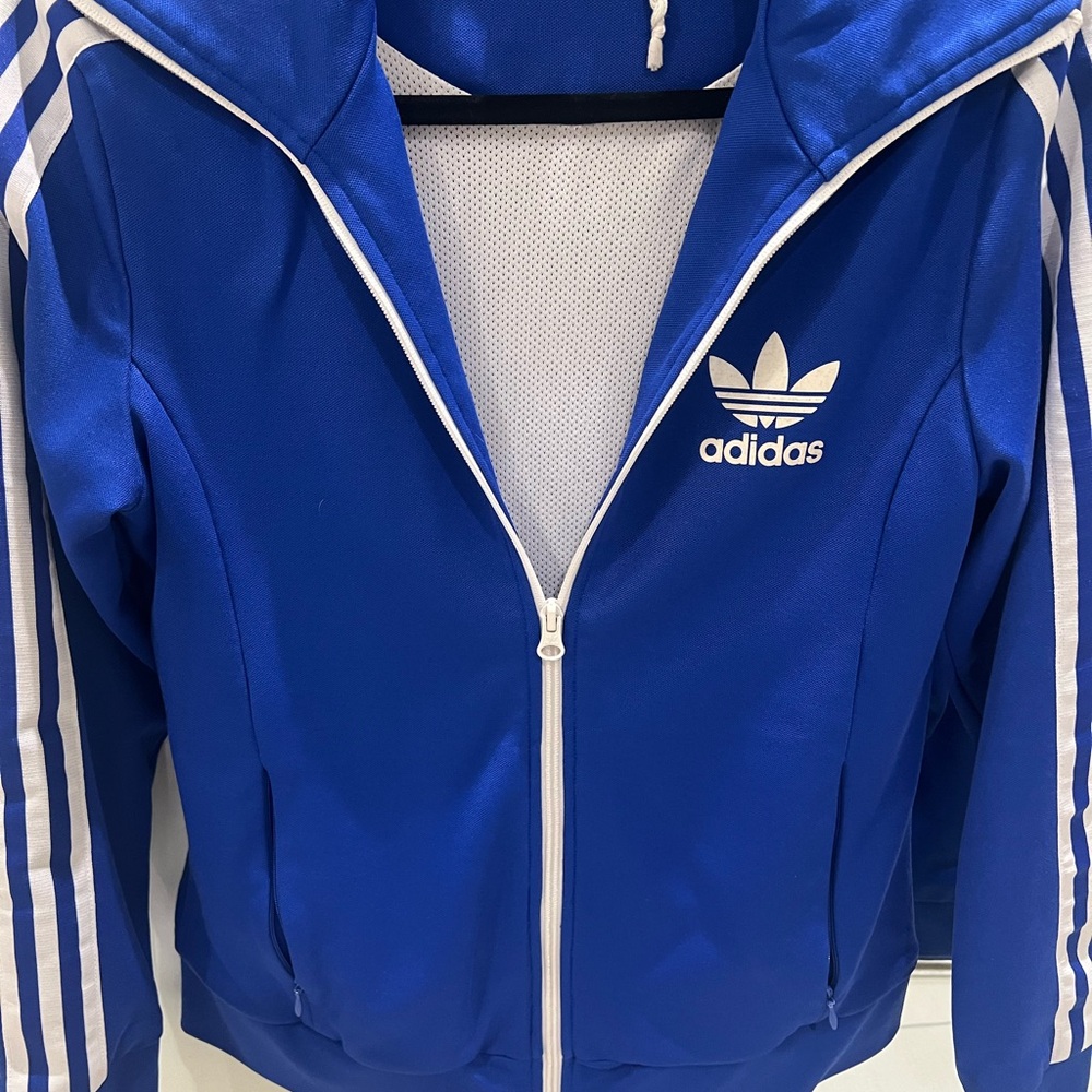Adidas Royal Blue Zip-Up Jacket